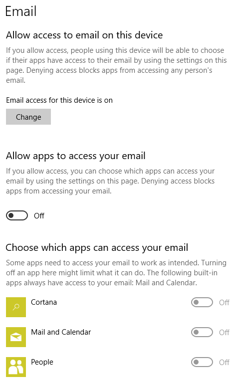 Privacy-email