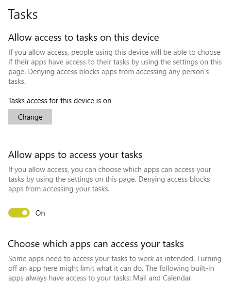 Privacy-tasks